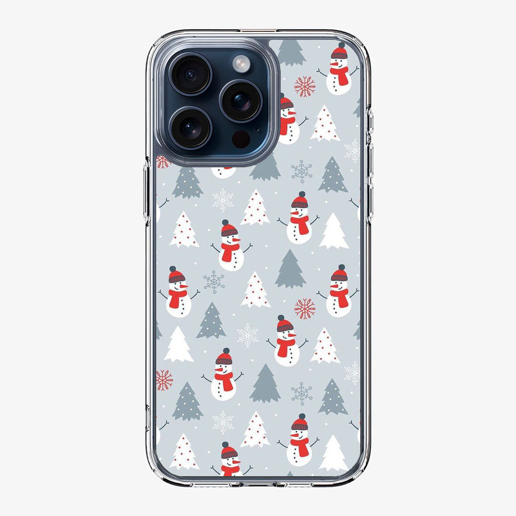 Snowmans Pattern iPhone 15 Pro / 15 Pro Max Case