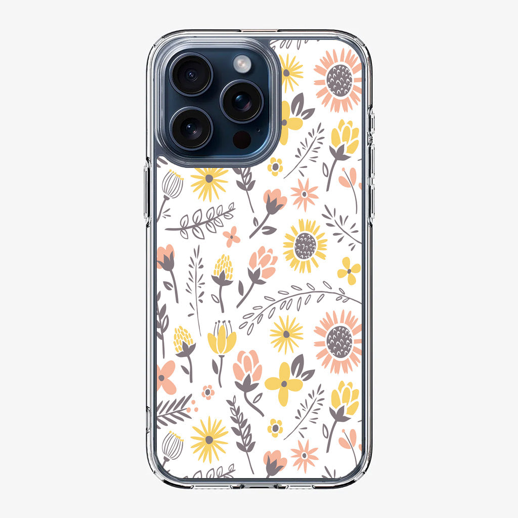 Spring Things Pattern iPhone 15 Pro / 15 Pro Max Case