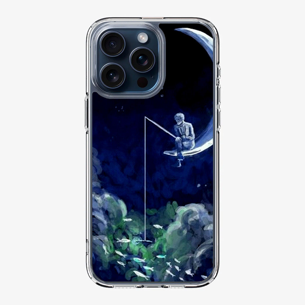 Tardis Walking To The Moon iPhone 15 Pro / 15 Pro Max Case