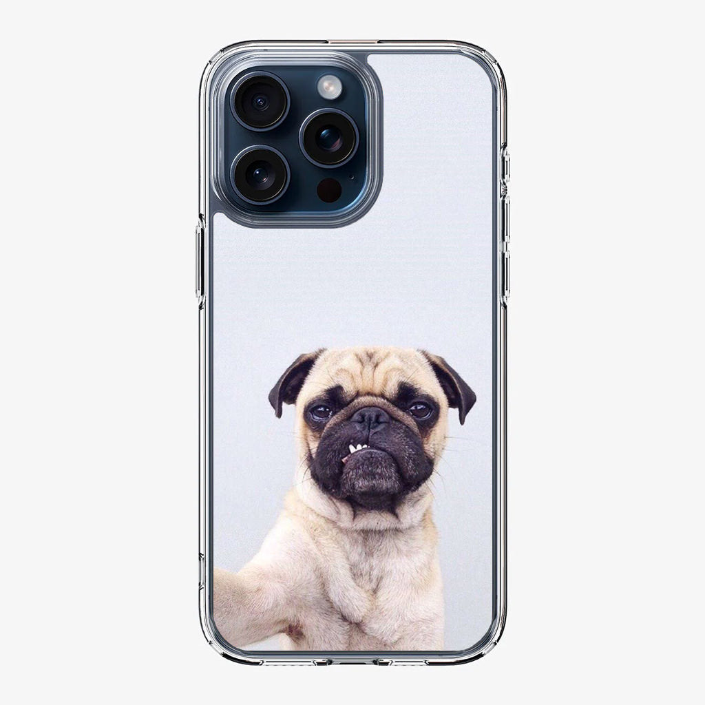 The Selfie Pug iPhone 15 Pro / 15 Pro Max Case