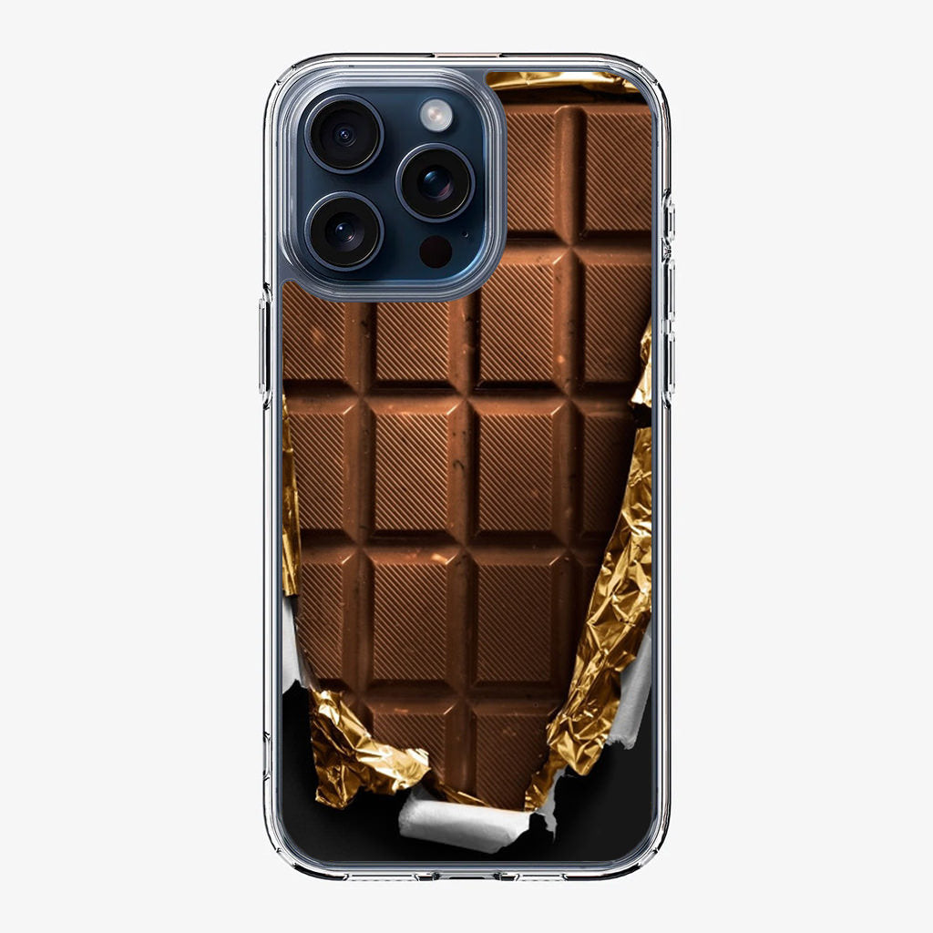 Unwrapped Chocolate Bar iPhone 15 Pro / 15 Pro Max Case