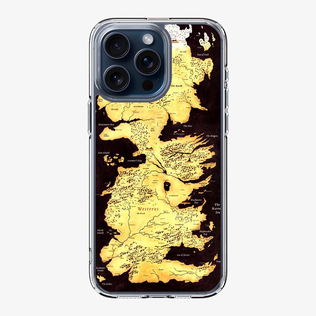 Westeros Map iPhone 15 Pro / 15 Pro Max Case