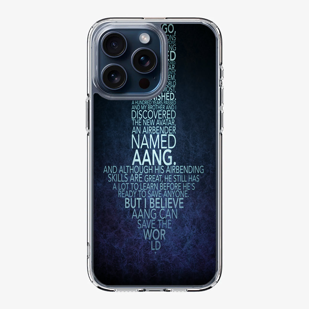 Avatar Quotes iPhone 15 Pro / 15 Pro Max Case