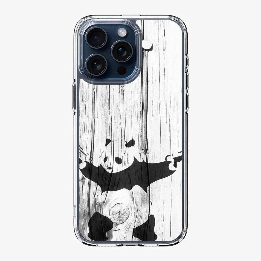 Banksy Graffiti Panda iPhone 15 Pro / 15 Pro Max Case