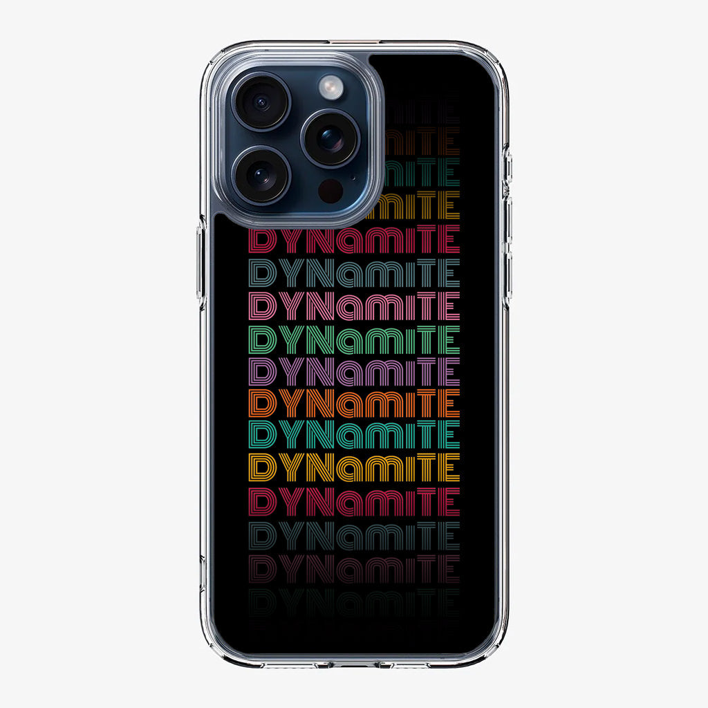 BTS Dynamite iPhone 15 Pro / 15 Pro Max Case