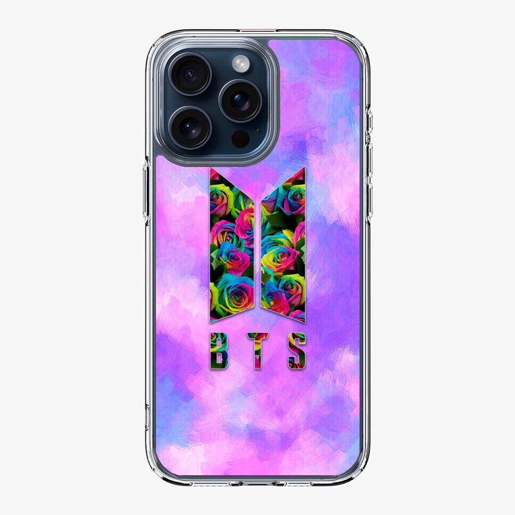 BTS Flower Logo iPhone 15 Pro / 15 Pro Max Case