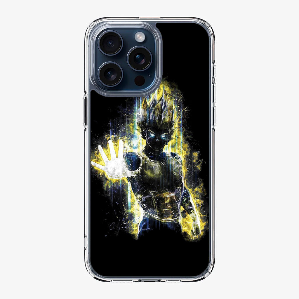 Dragon Ball Z Vegeta Bad Saiyan Prince iPhone 15 Pro / 15 Pro Max Case