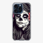 Girl Skull Flower iPhone 15 Pro / 15 Pro Max Case