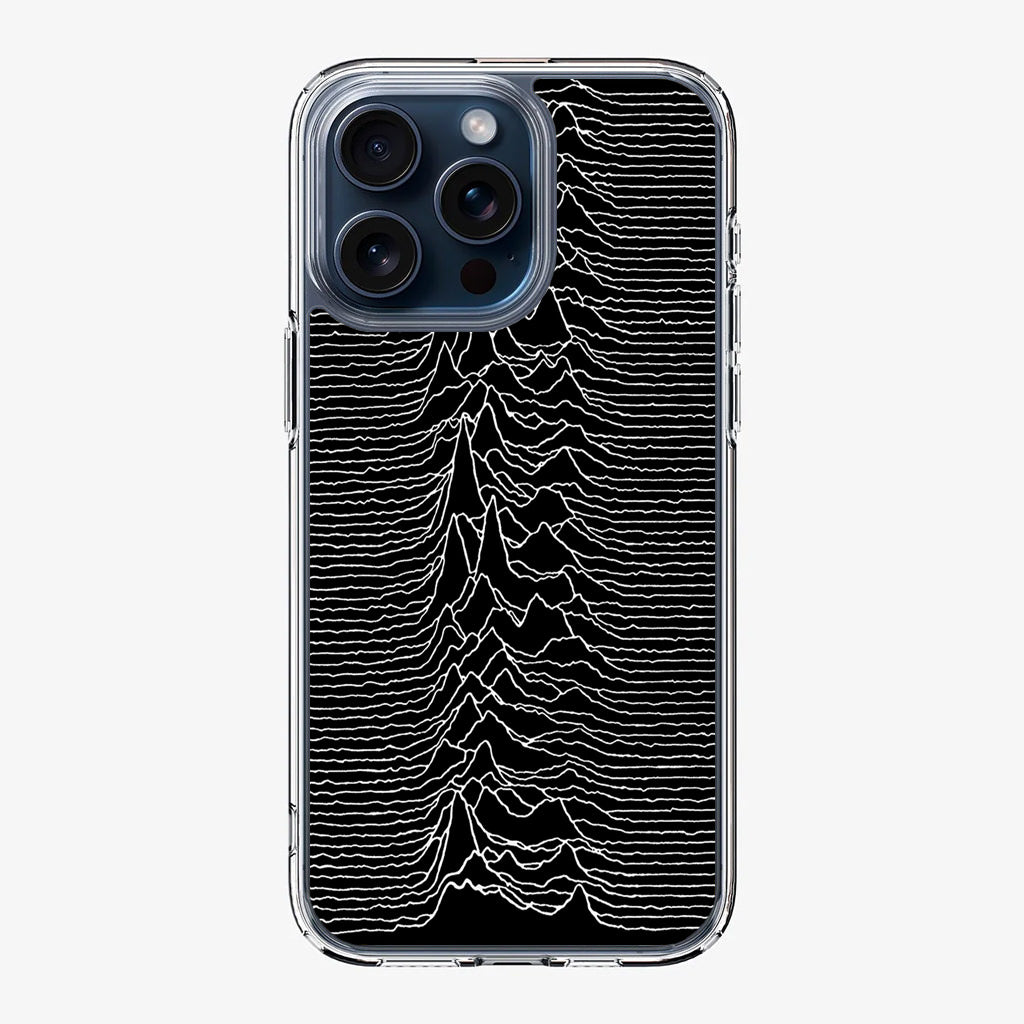 Joy Division Unknown Pleasures iPhone 15 Pro / 15 Pro Max Case