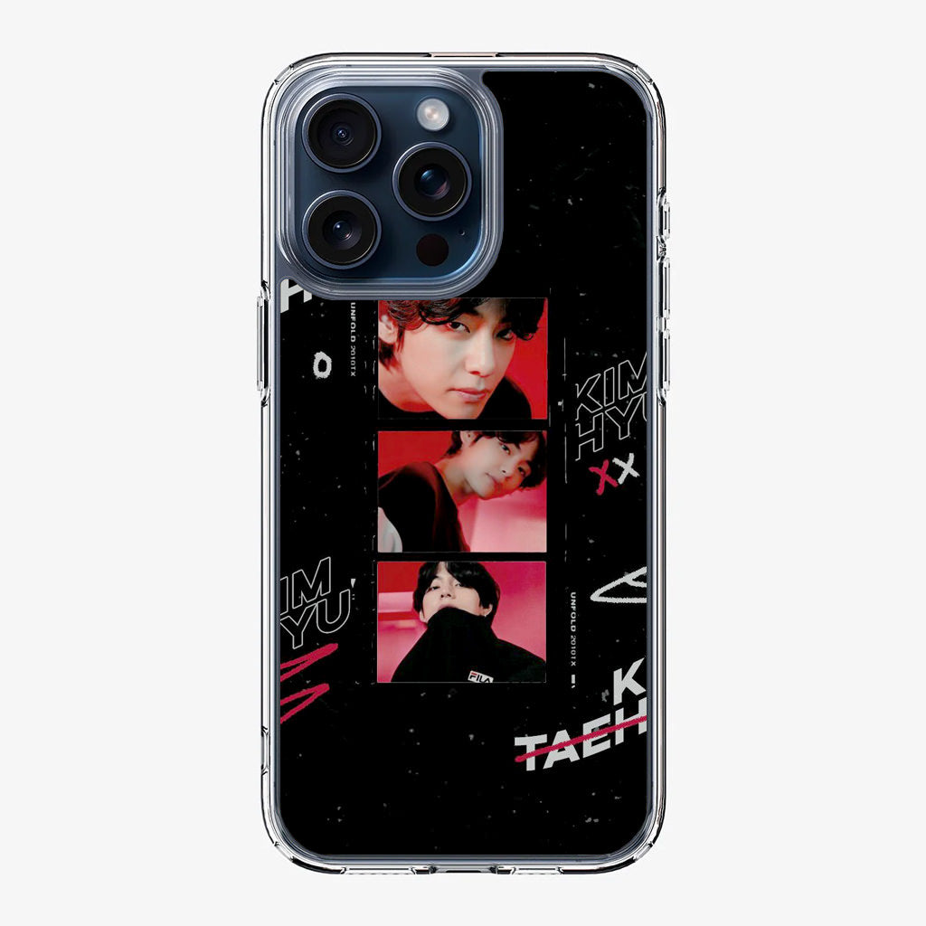 Kim Tae-hyung BTS iPhone 15 Pro / 15 Pro Max Case