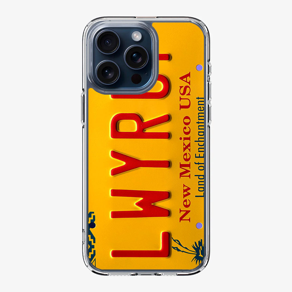 LWYRUP License Plate iPhone 15 Pro / 15 Pro Max Case