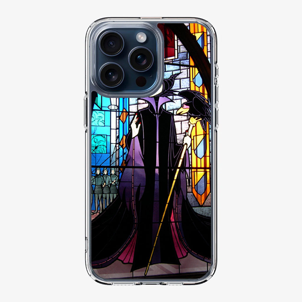 Maleficent Sleeping Beauty Glass Art iPhone 15 Pro / 15 Pro Max Case