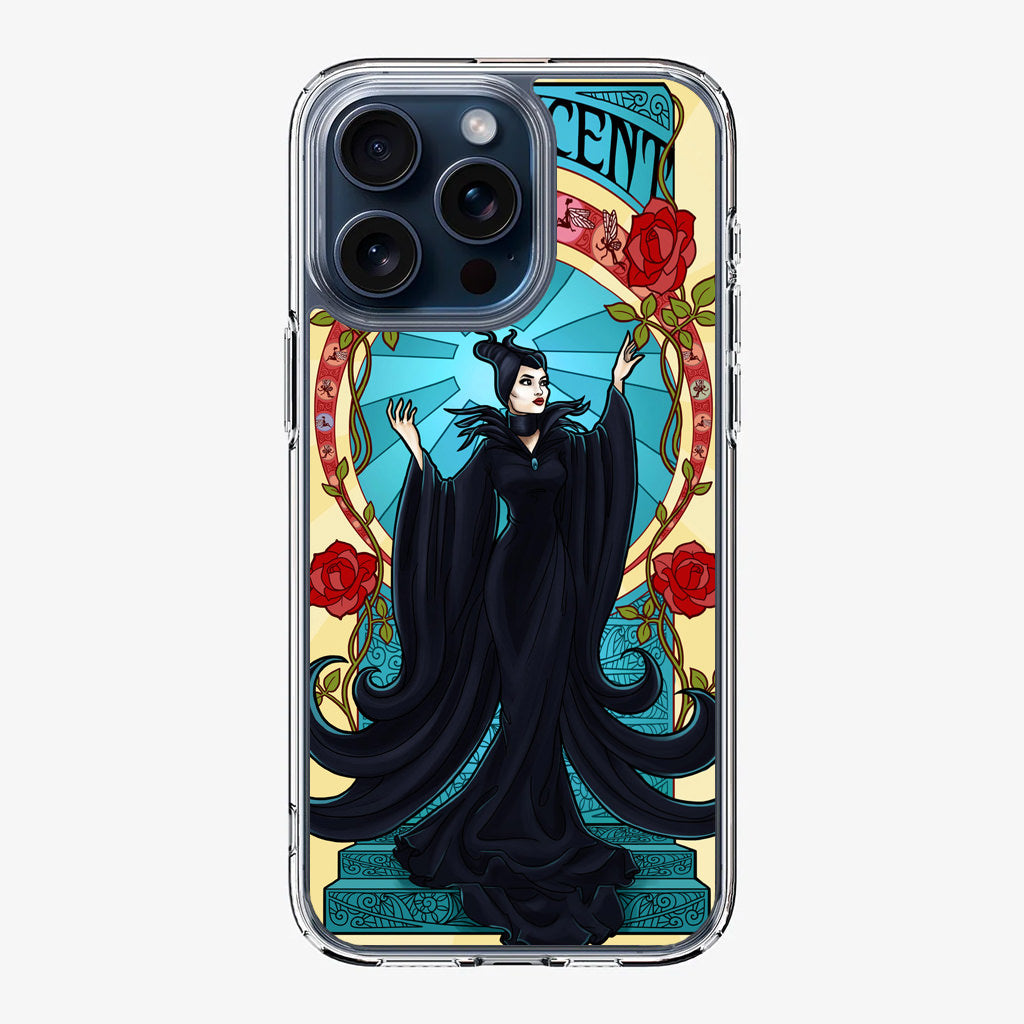 Maleficent With Flower iPhone 15 Pro / 15 Pro Max Case