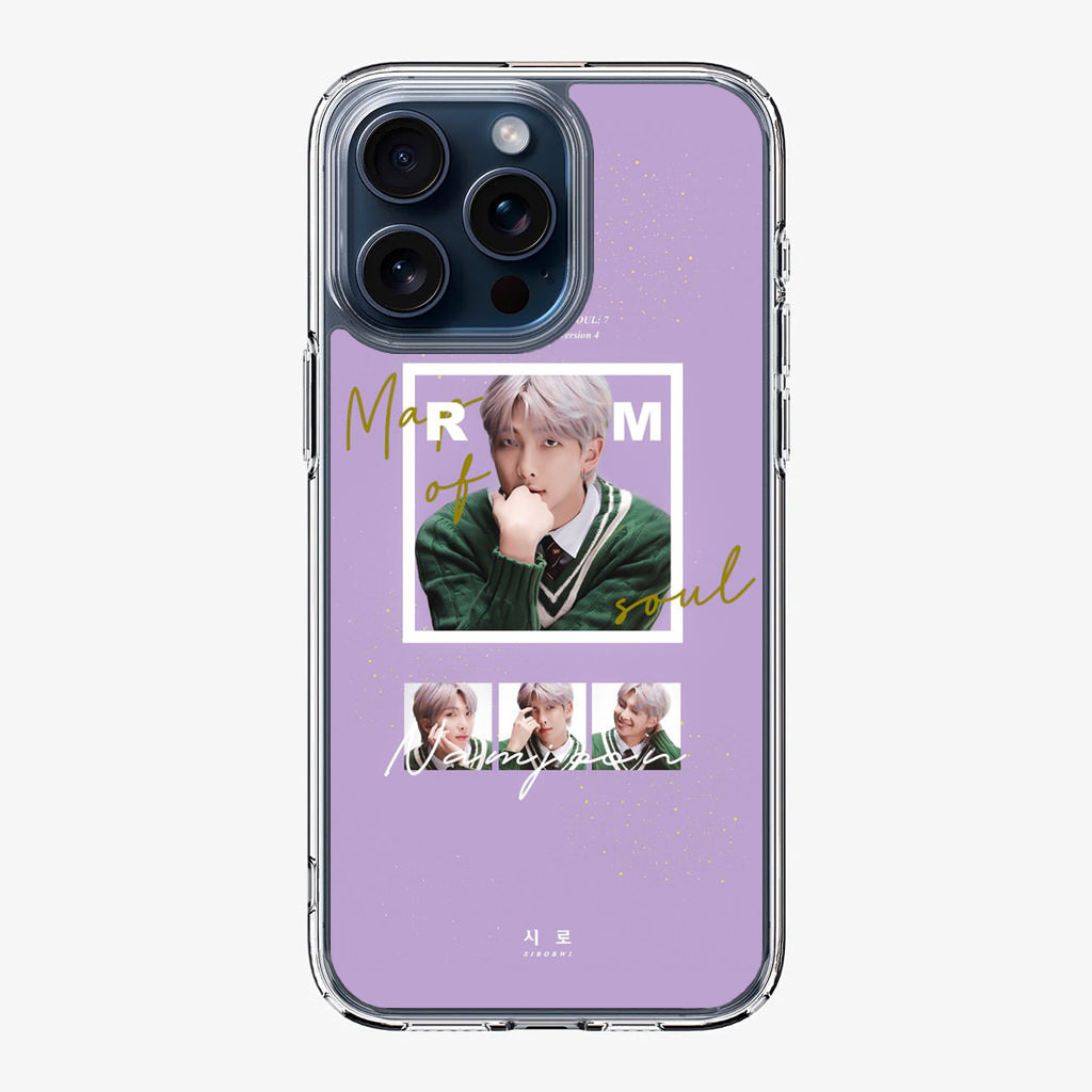 RM Namjoon Map Of The Soul BTS iPhone 15 Pro / 15 Pro Max Case