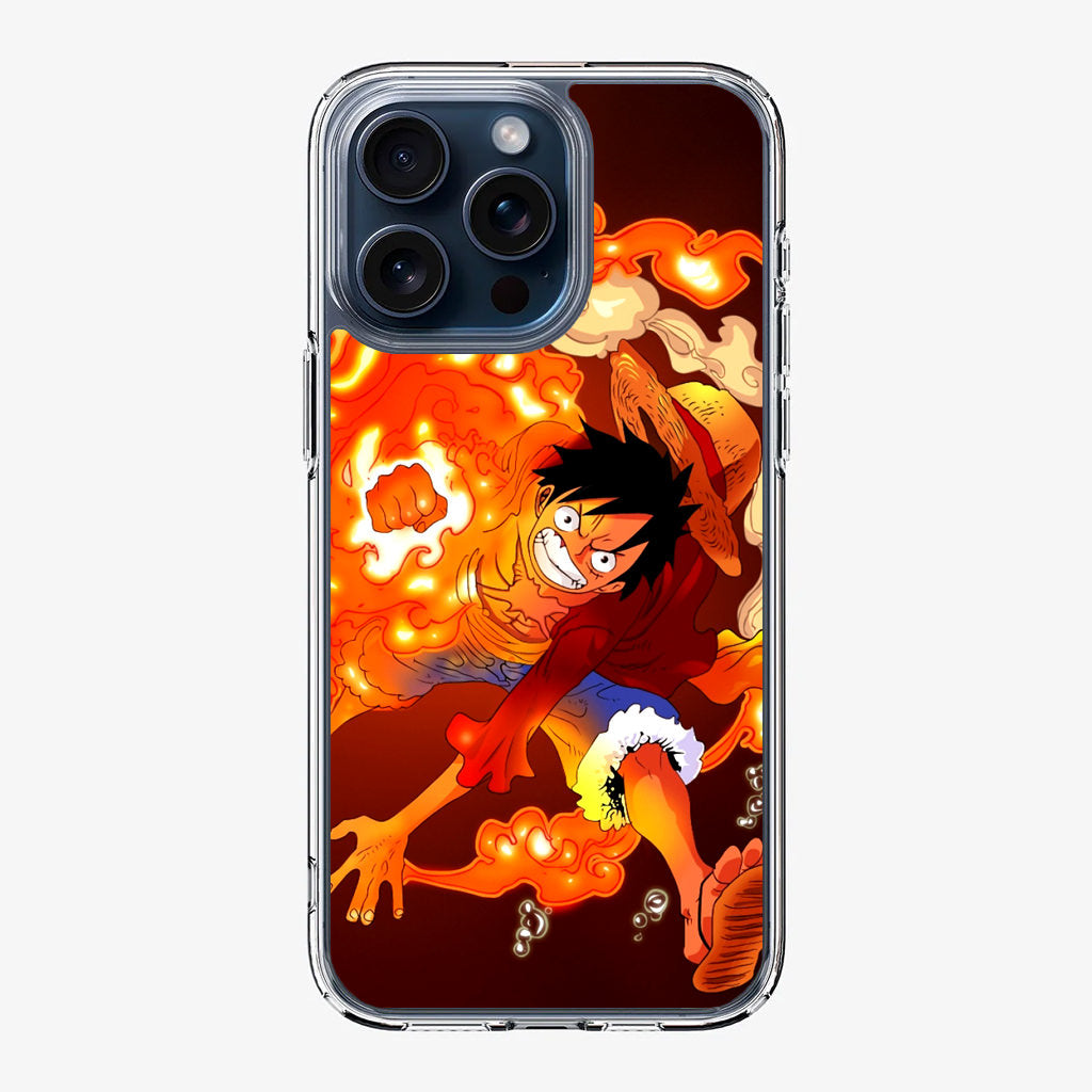 One Piece Luffy Red Hawk iPhone 15 Pro / 15 Pro Max Case