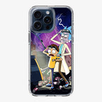 Rick And Morty Back To The Future iPhone 15 Pro / 15 Pro Max Case