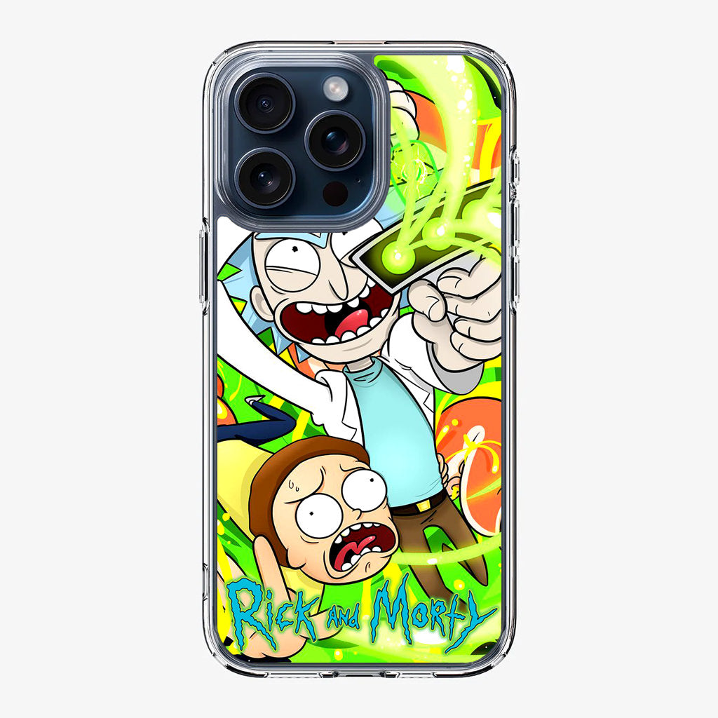 Rick And Morty Shoot Portal Gun iPhone 15 Pro / 15 Pro Max Case