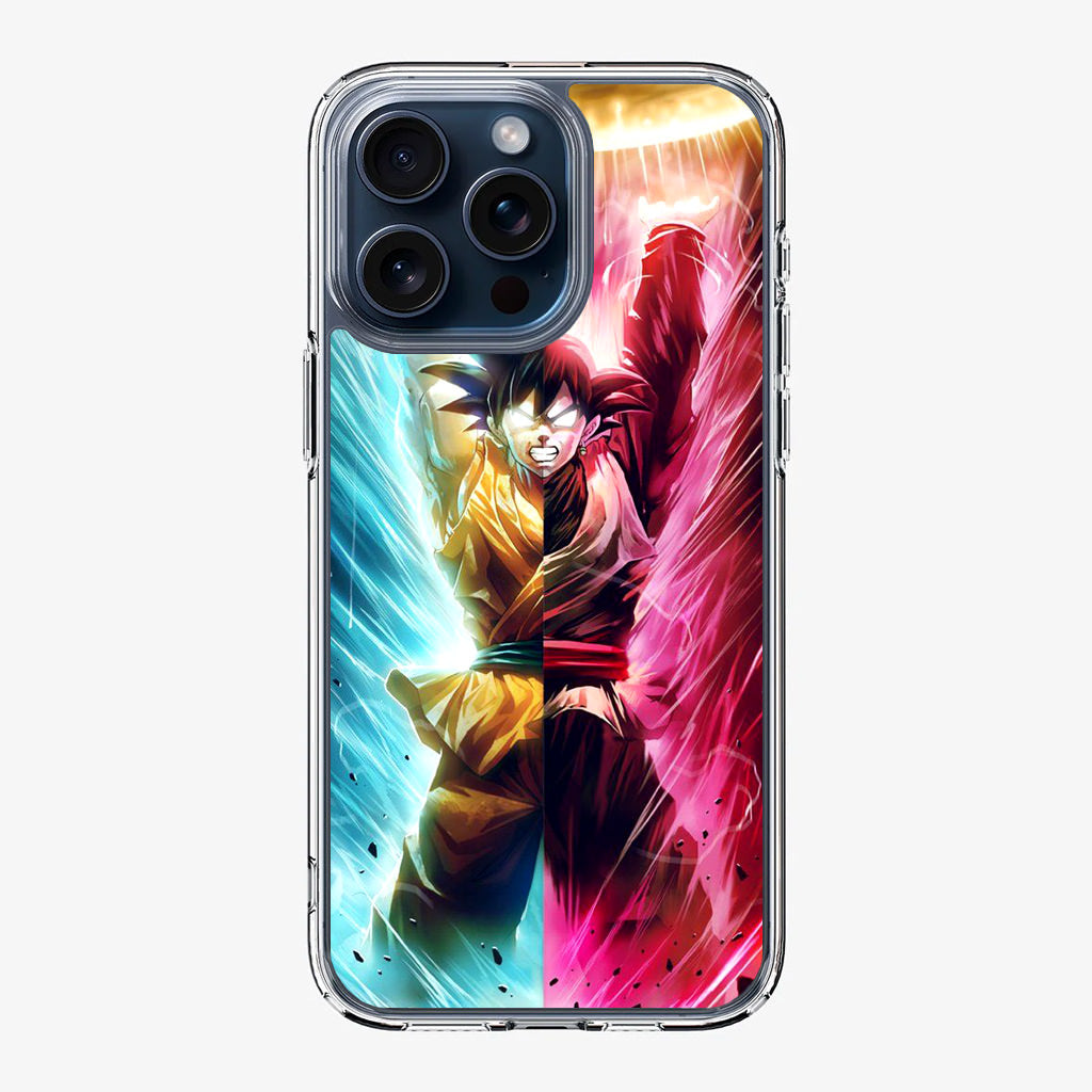 Spirit Bomb Split Goku Dragon Ball iPhone 15 Pro / 15 Pro Max Case