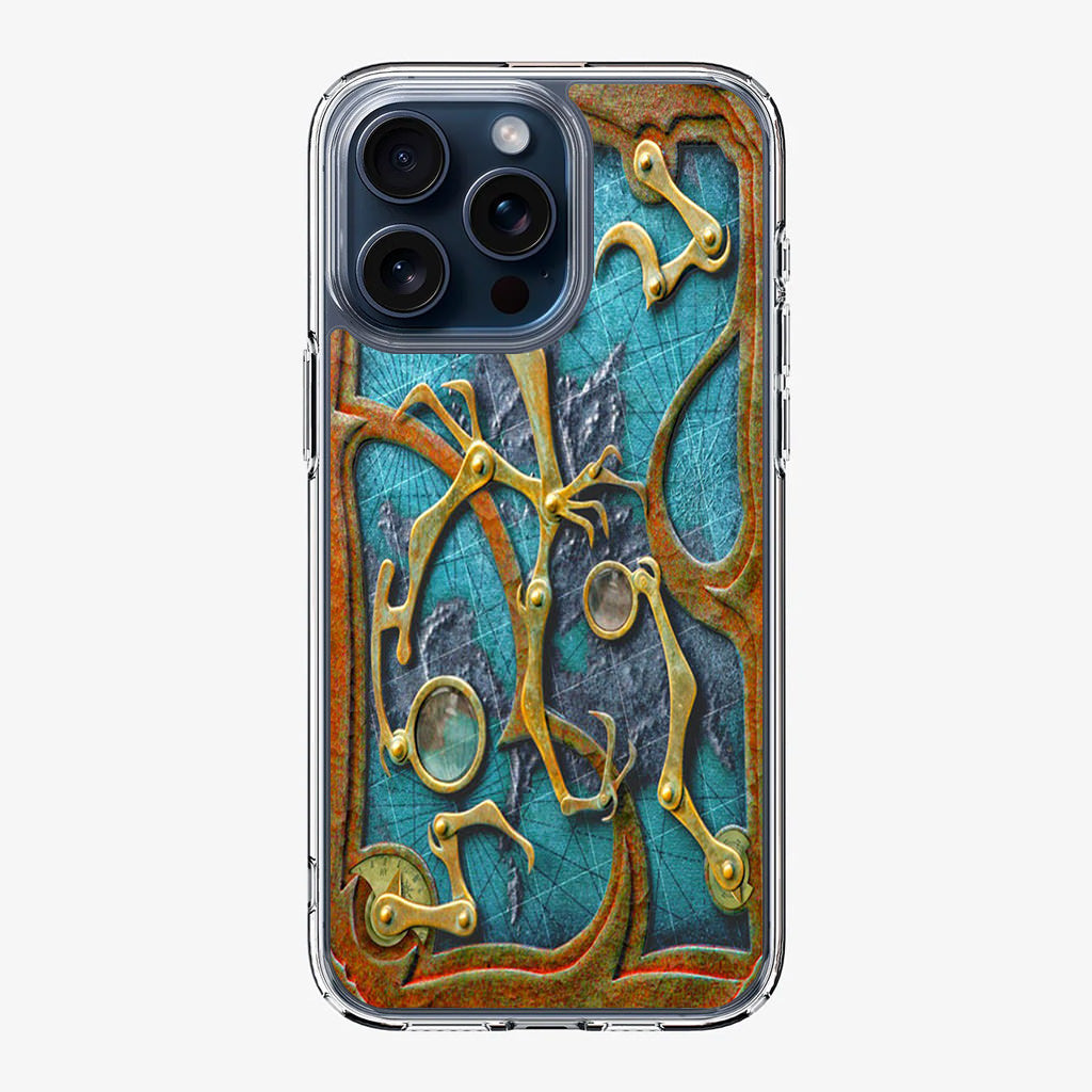 Steampunk Book Cover iPhone 15 Pro / 15 Pro Max Case