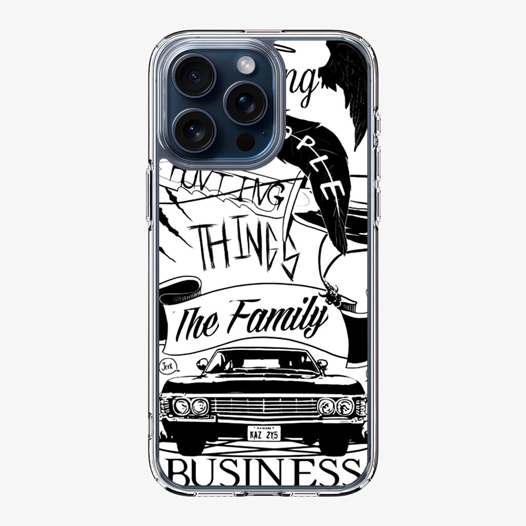 Supernatural Family Business Saving People iPhone 15 Pro / 15 Pro Max Case