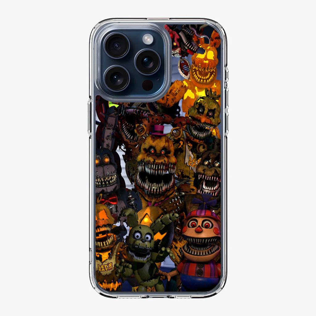 Five Nights at Freddy's Scary Characters iPhone 15 Pro / 15 Pro Max Case