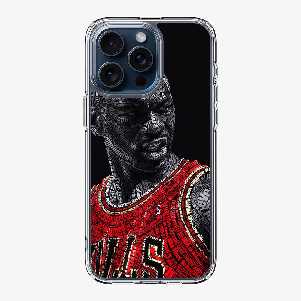 Michael Jordan The Legend iPhone 15 Pro / 15 Pro Max Case
