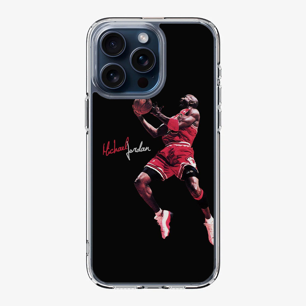 Michael Jordan Epic Jump iPhone 15 Pro / 15 Pro Max Case