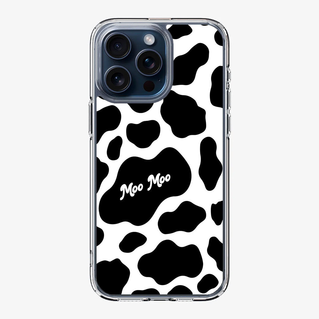 Moo Moo Pattern iPhone 15 Pro / 15 Pro Max Case