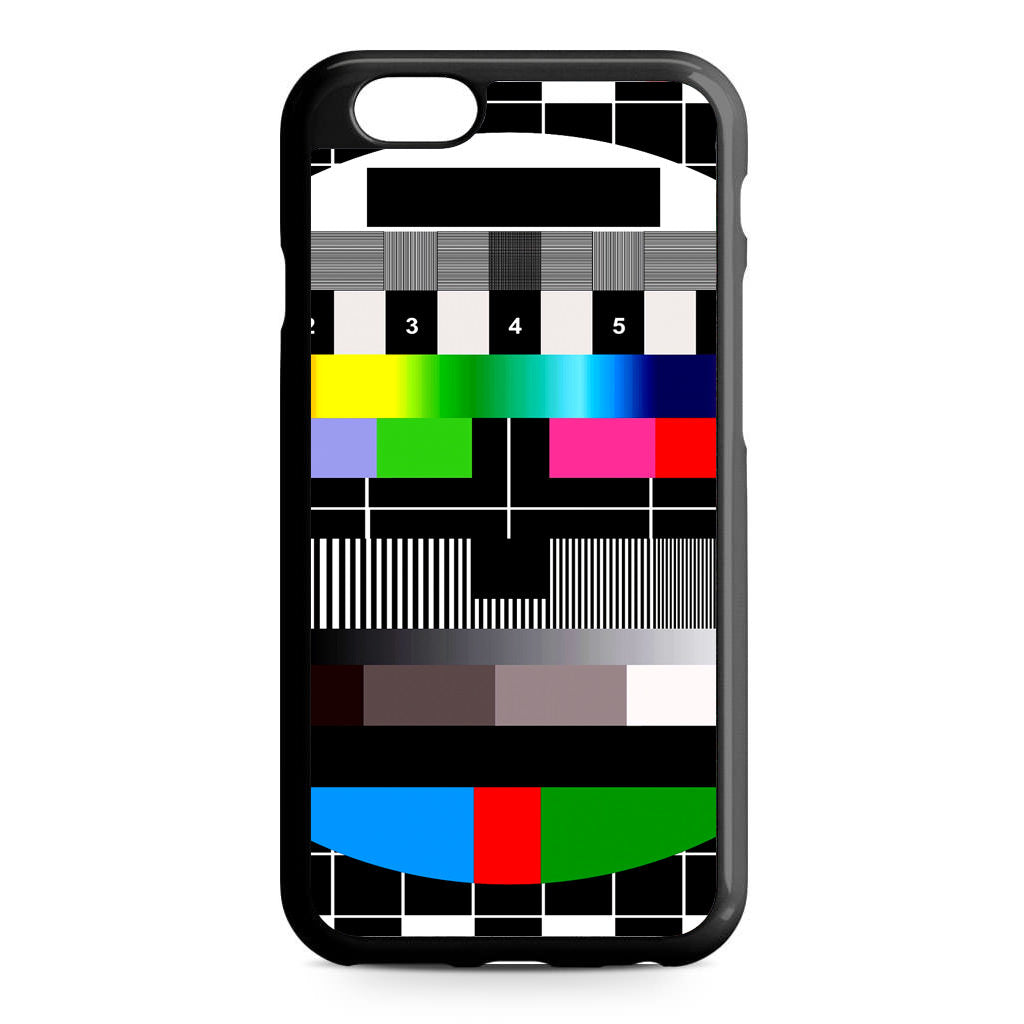 Scheme Pause TV Colorful Mesh iPhone 6/6S Case