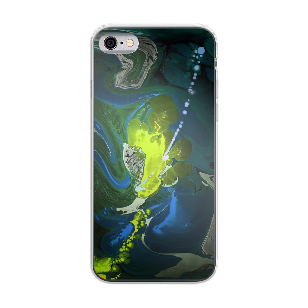 Abstract Green Blue Art iPhone 6 / 6s Plus Case