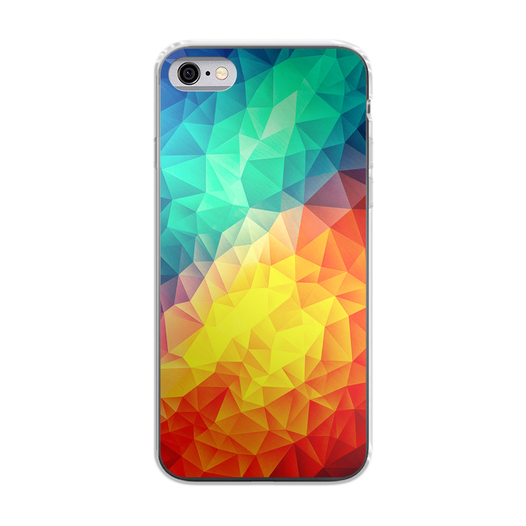Abstract Multicolor Cubism Painting iPhone 6/6S Case