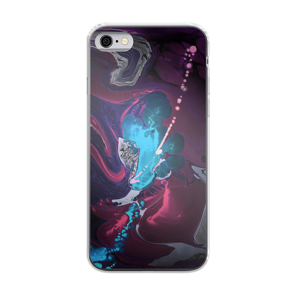 Abstract Purple Blue Art iPhone 6/6S Case