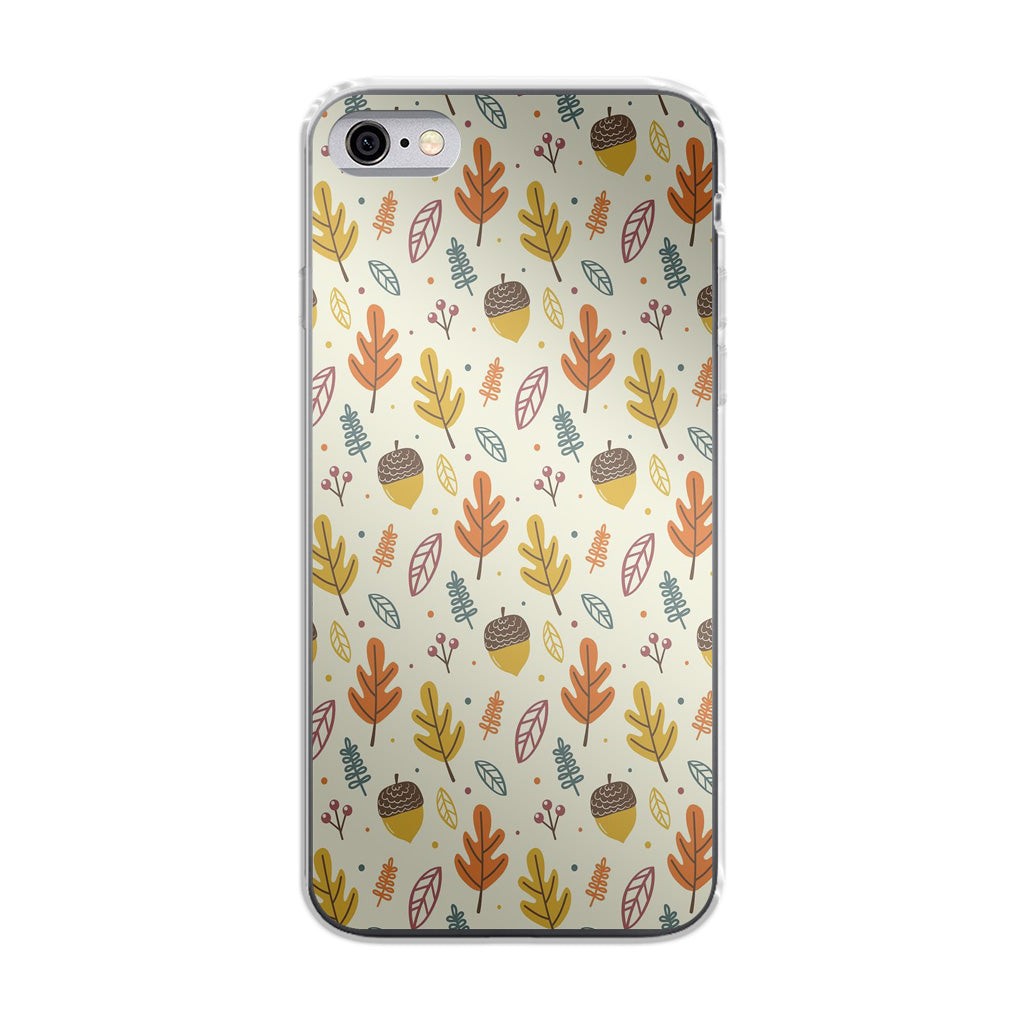 Autumn Things Pattern iPhone 6/6S Case