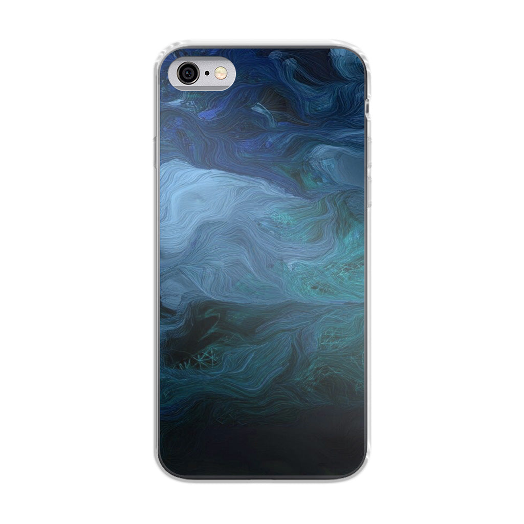 Blue Abstract Art iPhone 6/6S Case