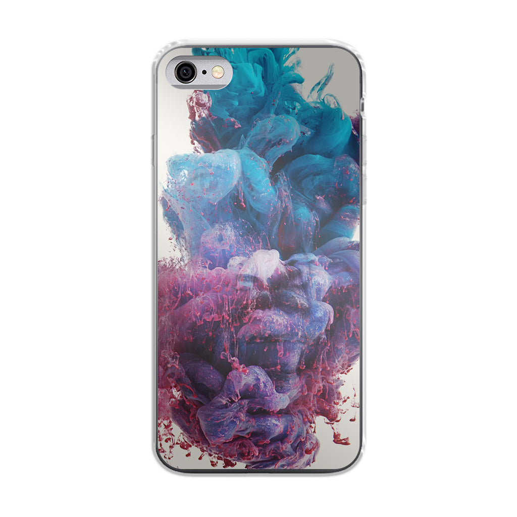 Colorful Dust Art on White iPhone 6 / 6s Plus Case