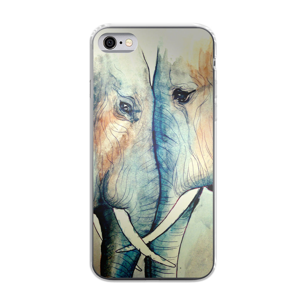 Elephants Sadness iPhone 6/6S Case