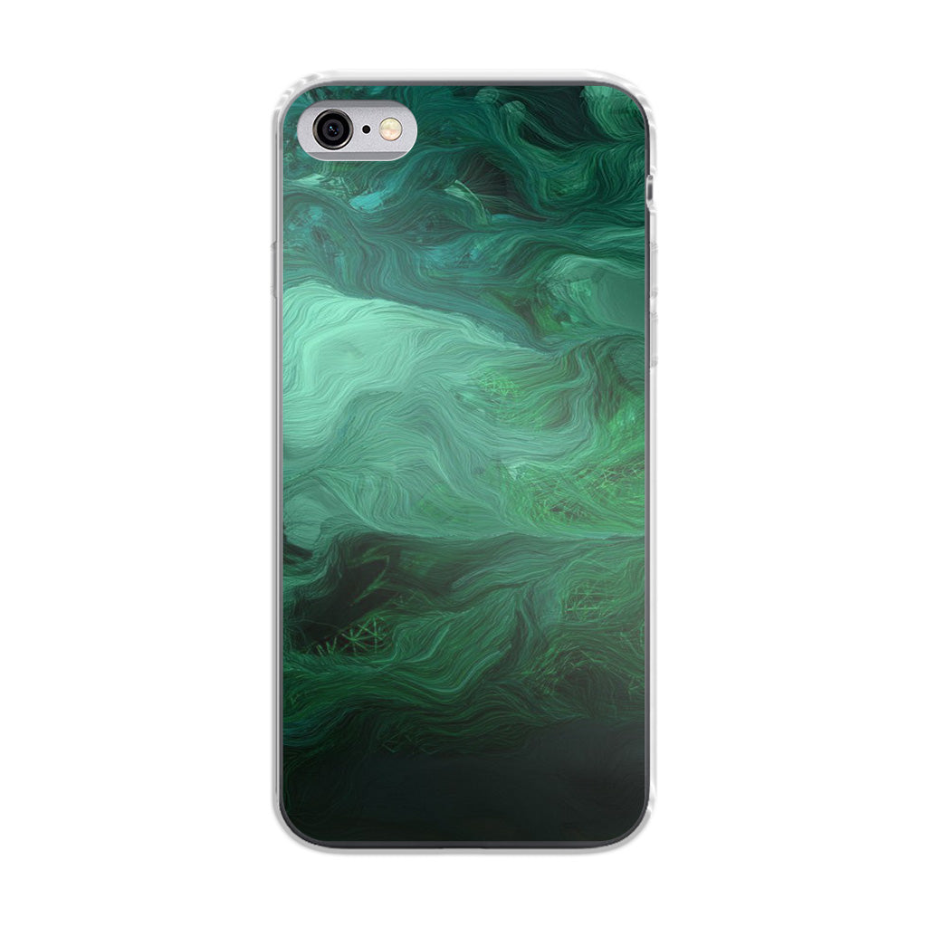 Green Abstract Art iPhone 6/6S Case