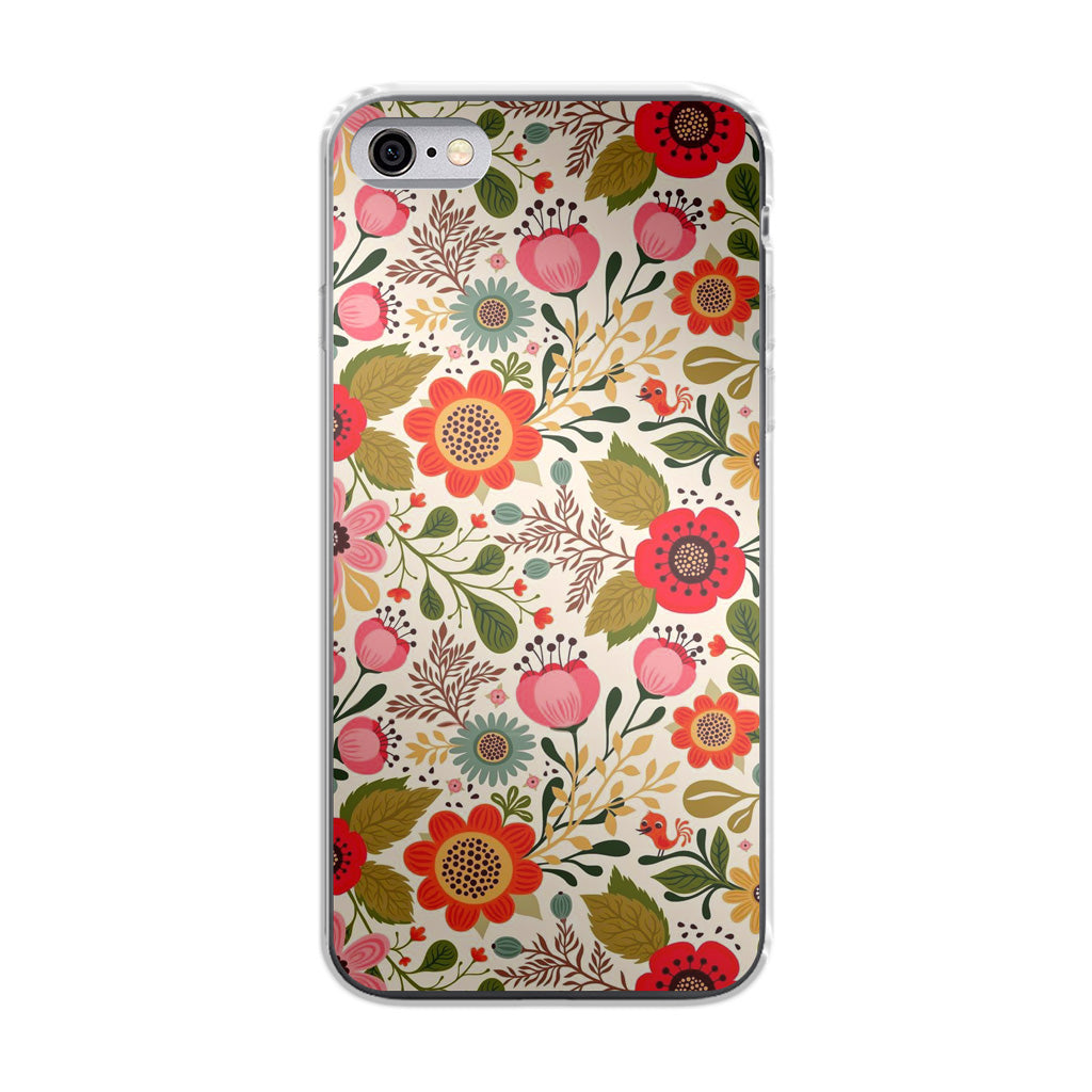 Hello Spring Pattern iPhone 6 / 6s Plus Case
