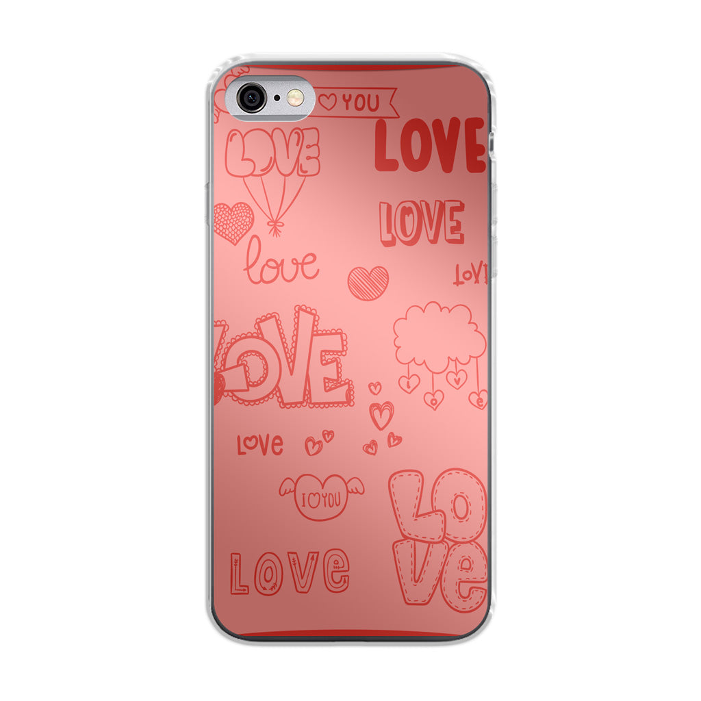 Pink Lover iPhone 6/6S Case