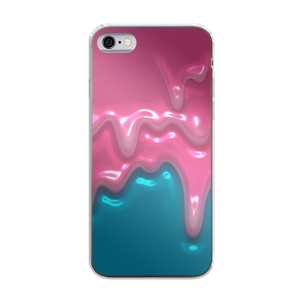 Pink Paint Dripping iPhone 6/6S Case