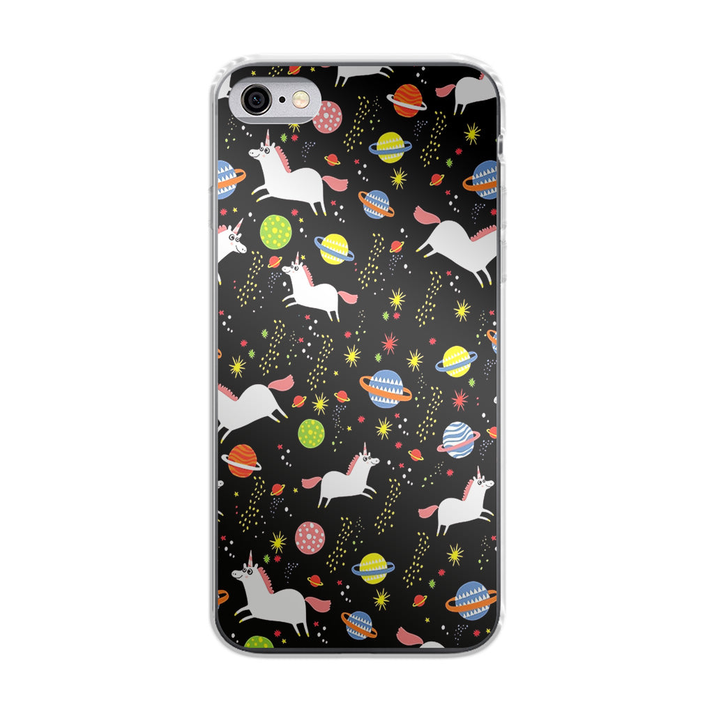 Space Unicorn Pattern iPhone 6/6S Case