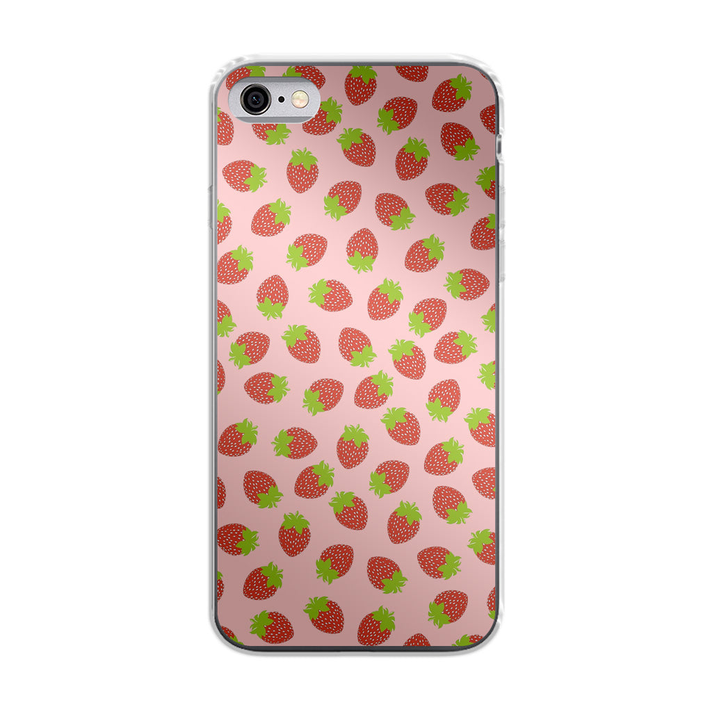 Strawberries Pattern iPhone 6/6S Case