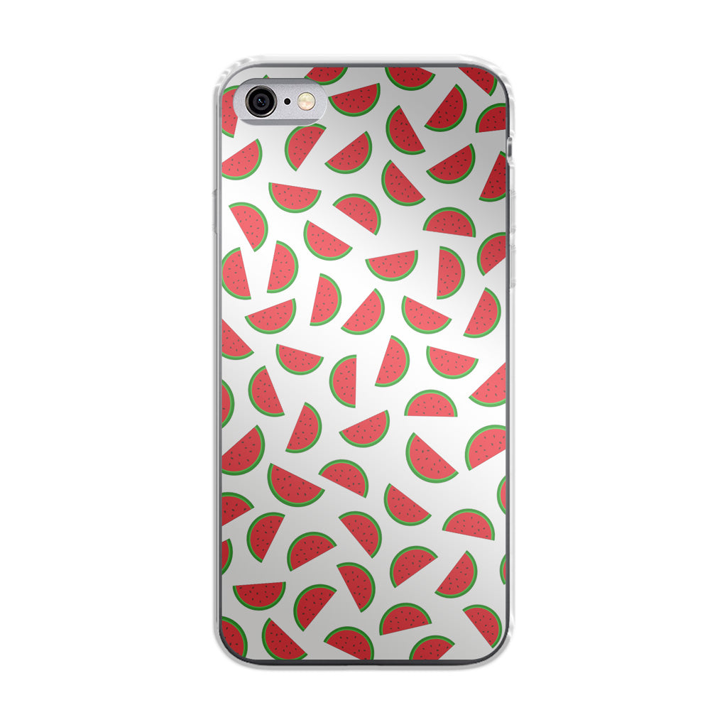 Watermelon Fruit Pattern White iPhone 6/6S Case