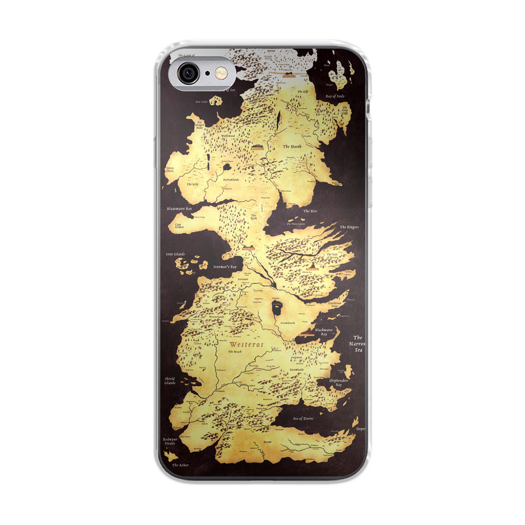 Westeros Map iPhone 6/6S Case