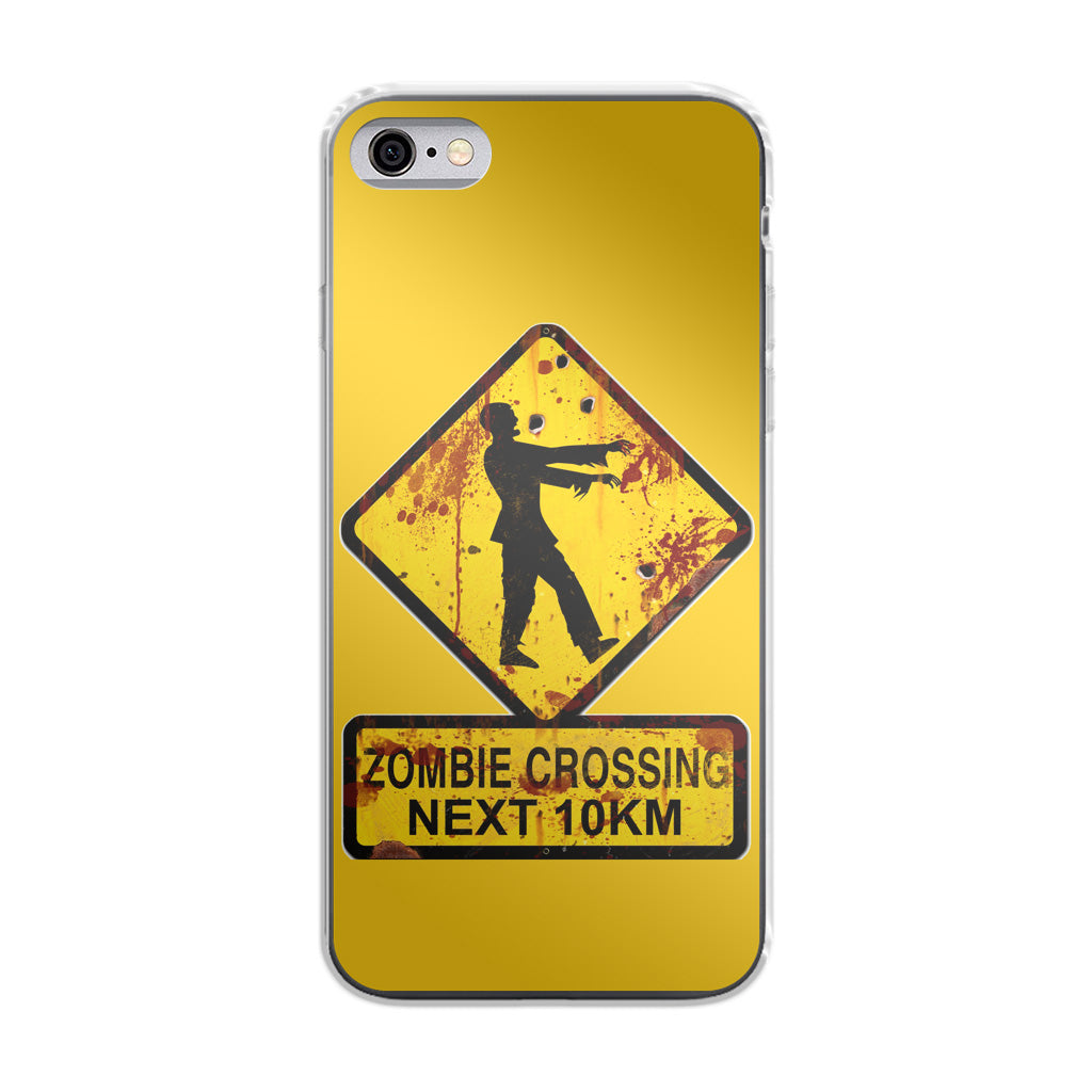 Zombie Crossing Sign iPhone 6 / 6s Plus Case