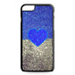 Love Glitter Blue and Grey iPhone 6 / 6s Plus Case