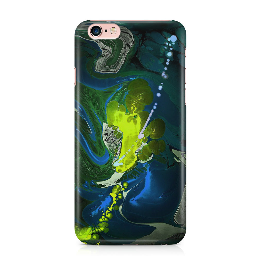 Abstract Green Blue Art iPhone 6 / 6s Plus Case