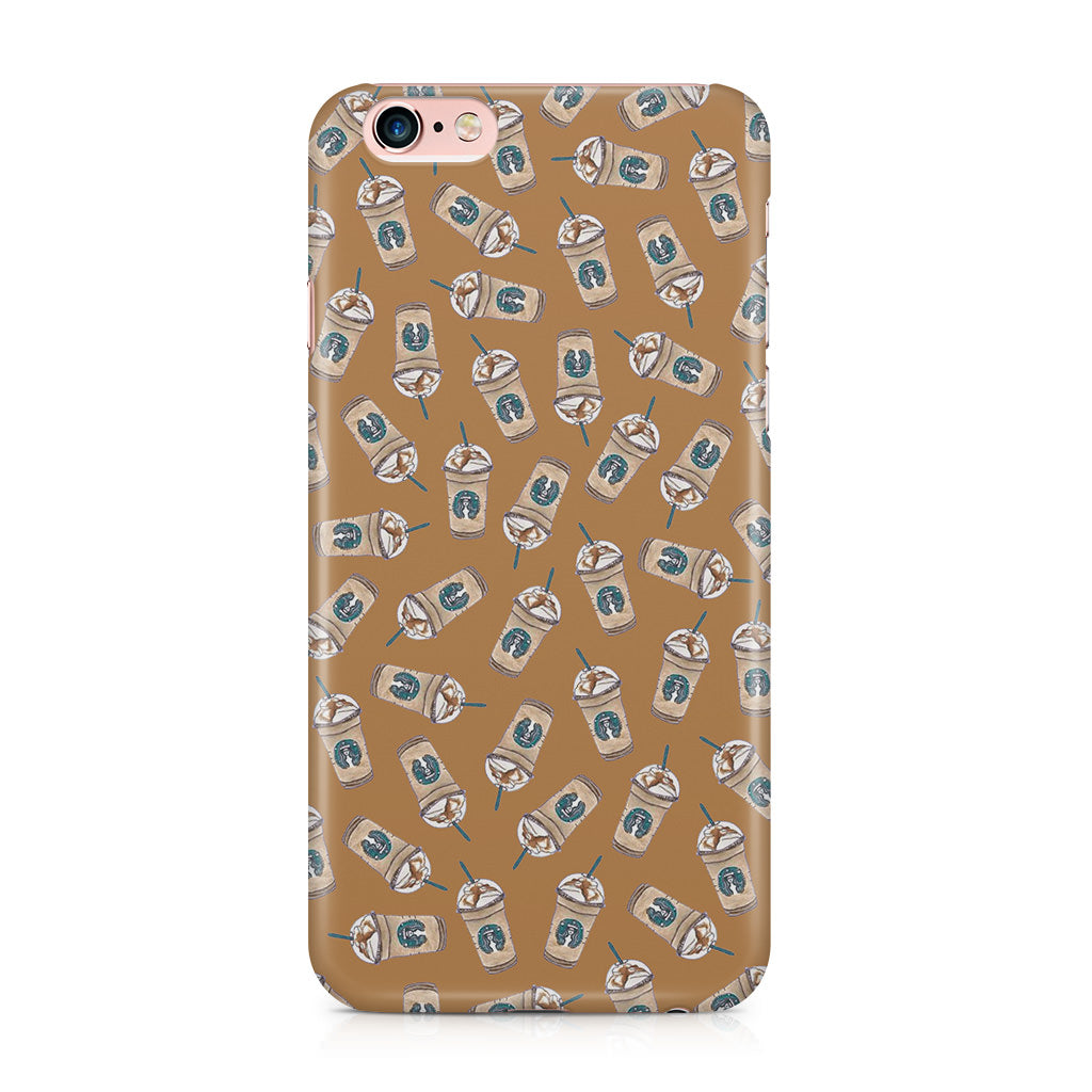 Iced Cappuccinos Lover Pattern iPhone 6 / 6s Plus Case