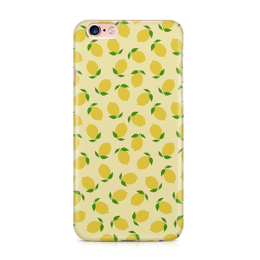 Lemons Fruit Pattern iPhone 6 / 6s Plus Case