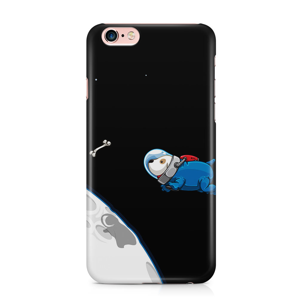 Space Dog Chasing A Bone iPhone 6 / 6s Plus Case